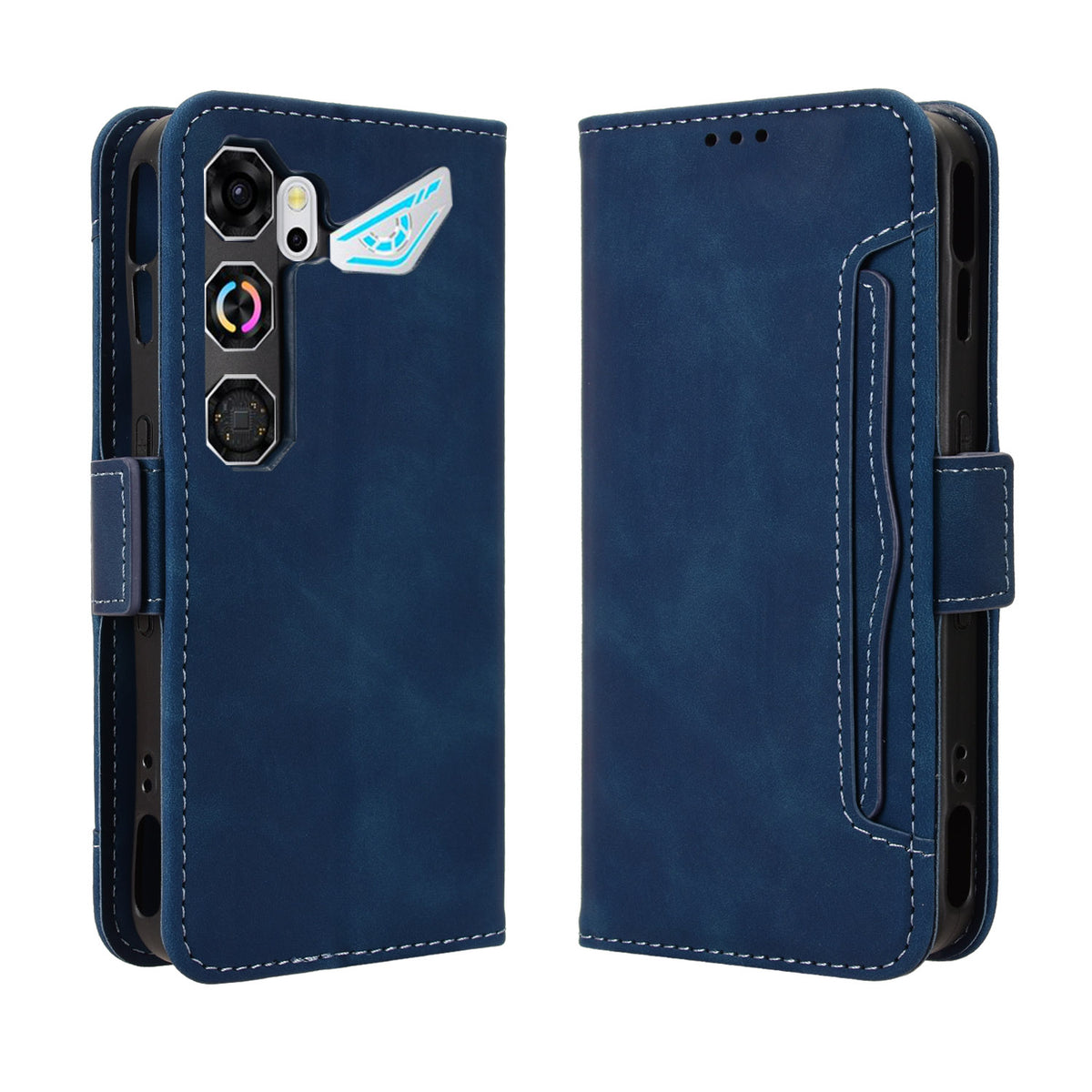 Til ZTE nubia Neo 5 GT 5G Læder Cover Telefon Pung Etui med Flere Kortlommer
