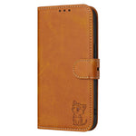 For Samsung Galaxy A27 5G Case Happy Cat Pattern Imprinted Leather Wallet Phone Cover