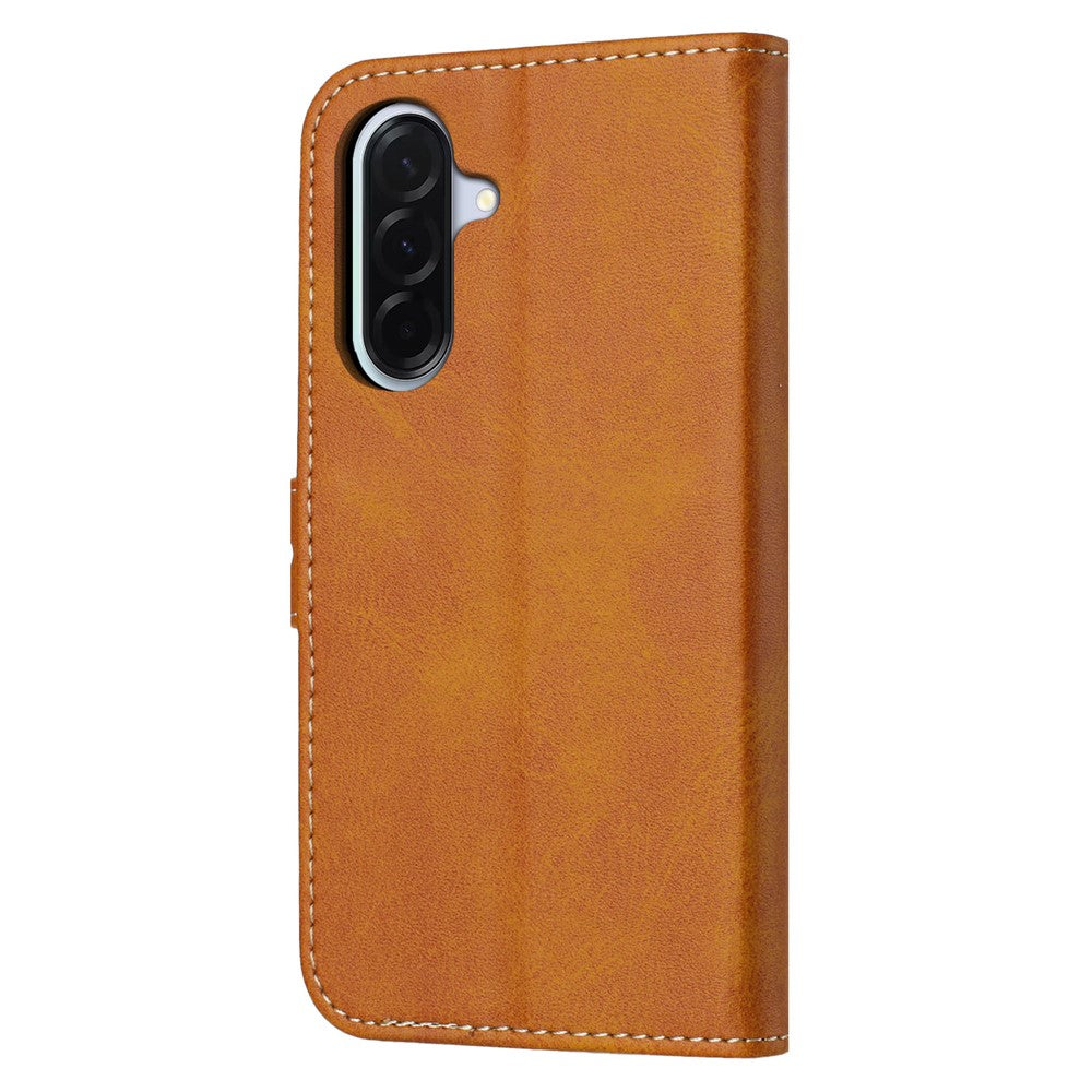 For Samsung Galaxy A27 5G Case Happy Cat Pattern Imprinted Leather Wallet Phone Cover