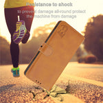 For Samsung Galaxy A27 5G Case Happy Cat Pattern Imprinted Leather Wallet Phone Cover