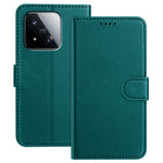 For Xiaomi 17 Max Leather Case Wallet Stand Solid Color Anti Drop Phone Cover