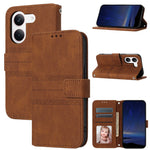 For Xiaomi Redmi Turbo 5 5G Case Wallet Skin-Touch Leather Imprinted Phone Cover with Wrist Strap