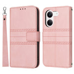 For Xiaomi Redmi Turbo 5 5G Case Wallet Skin-Touch Leather Imprinted Phone Cover with Wrist Strap