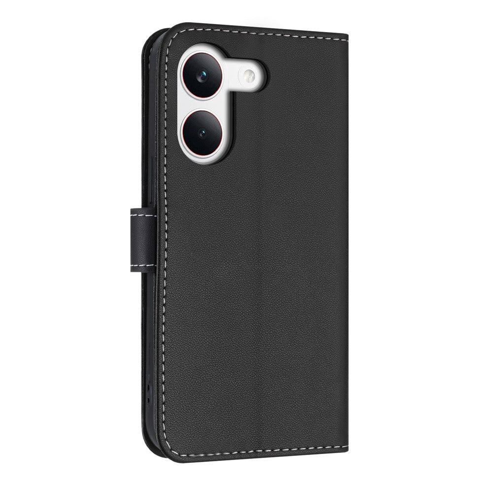 For Xiaomi Redmi Turbo 5 5G Case Bowknot Decor Wallet Leather Phone Cover with Wrist Strap / Shoulder Strap