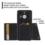 For Huawei Mate 80  /  80 Pro Case with Card Slots Kickstand Leather + TPU Phone Cover