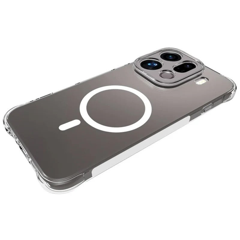 WANLONFENG for Oppo Find X9 Pro 5G WL2 Series 2.0mm Magnetic Case Clear TPU Phone Back Cover with Screen Films