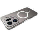 WANLONFENG for Oppo Find X9 Pro 5G WL2 Series 2.0mm Magnetic Case Clear TPU Phone Back Cover with Screen Films