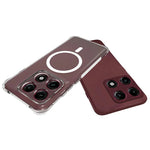 WANLONFENG til Motorola Edge 70 Pro 5G WL2 Serie 2,0 mm Magnetisk Etui Gennemsigtig TPU Telefonbagside med Skærmbeskyttelsesfilm