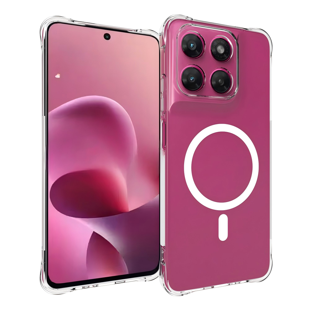 WANLONFENG för Motorola Moto G37 5G / Motorola Moto G47 5G TM1-serien 2,0 mm magnetiskt skal genomskinligt TPU-bakstycke