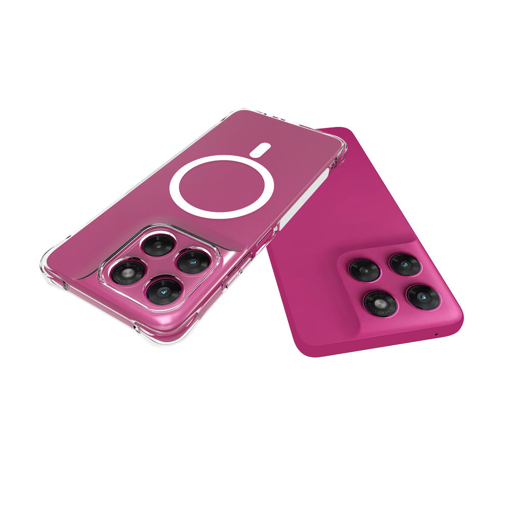 WANLONFENG för Motorola Moto G37 5G / Motorola Moto G47 5G TM1-serien 2,0 mm magnetiskt skal genomskinligt TPU-bakstycke