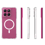 WANLONFENG för Motorola Moto G37 5G / Motorola Moto G47 5G TM1-serien 2,0 mm magnetiskt skal genomskinligt TPU-bakstycke