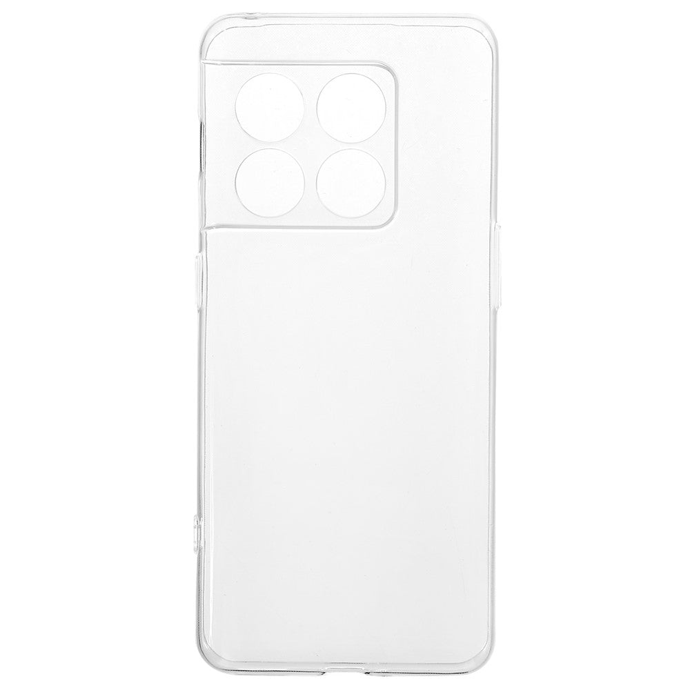 Fallskyddande mjukt TPU-mobilskal för OnePlus 10 Pro 5G, anti-gulning, ultratunt transparent smartphoneskal