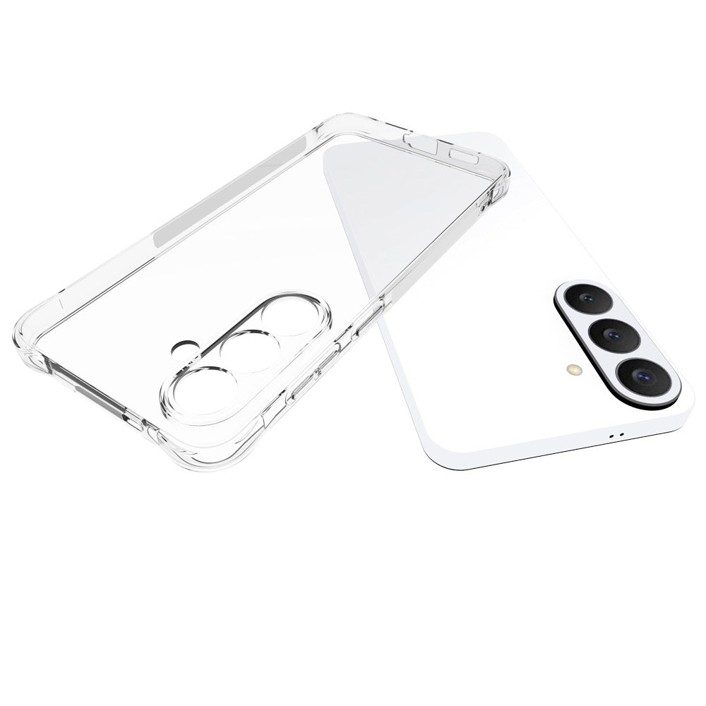 WANLONFENG til Samsung Galaxy S26 FE TM Series Gennemsigtigt TPU Cover 2,0 mm Telefonbagside