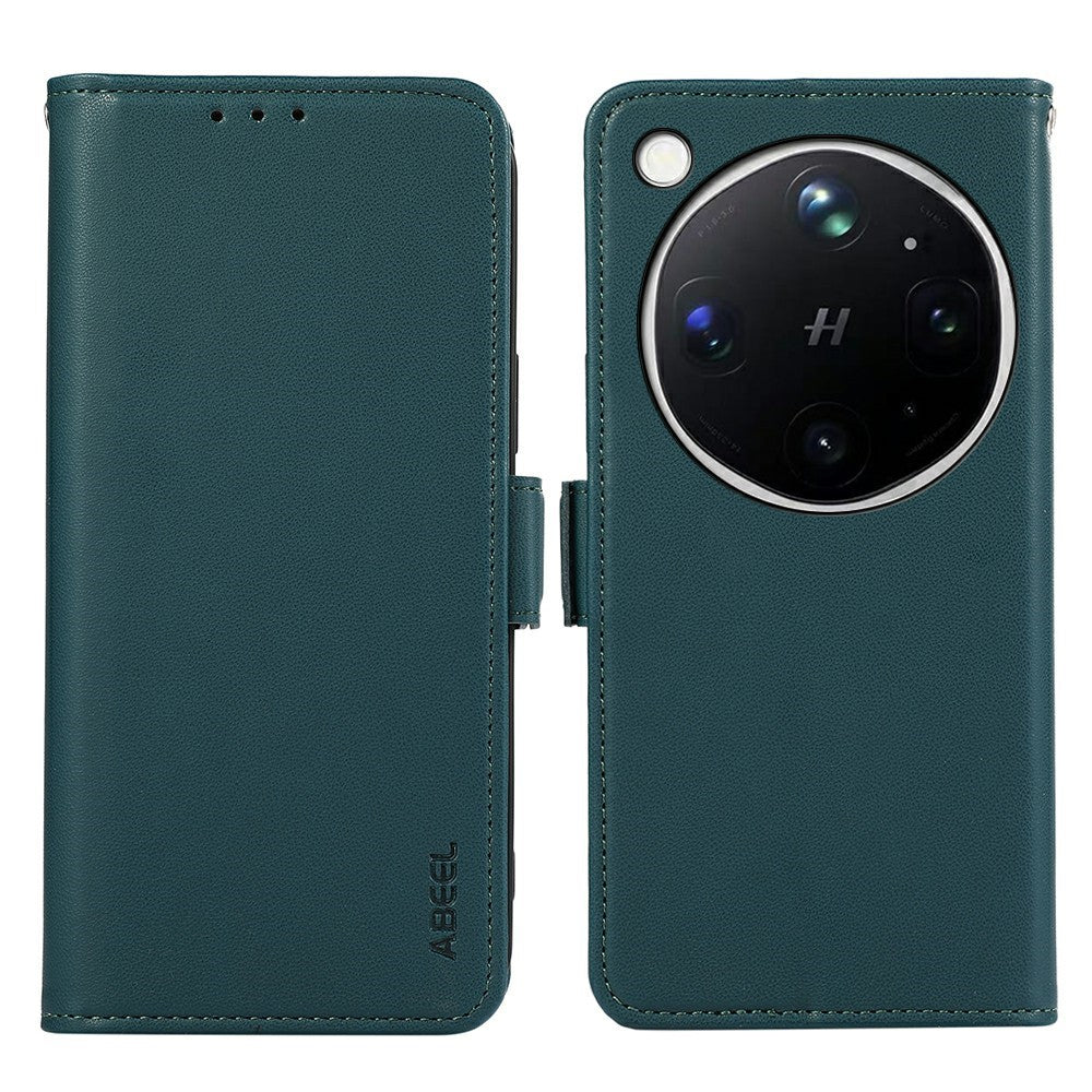 ABEEL For Oppo Find X9 Ultra 5G Case Leather Phone Cover with RFID Blocking Wallet