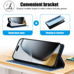 For Xiaomi 17 Max Leather Case Skin Touch Color Splicing RFID Blocking Wallet Stand Phone Cover