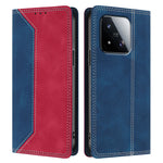 For Xiaomi 17 Max Leather Case Skin Touch Color Splicing RFID Blocking Wallet Stand Phone Cover