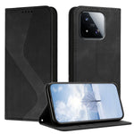 For Xiaomi 17 Max Phone Cover Skin-touch Feel Leather Wallet Case with Stand