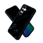EYCASE for Samsung Galaxy S25+ Magnetic Case Marble Pattern TPU + Acrylic Shockproof Phone Cover