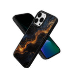 EYCASE for iPhone 14 Pro Magnetic Case Marble Pattern TPU + Acrylic Shockproof Phone Cover