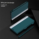 For Samsung Galaxy Z Fold8 Ultra Case Stand Leather Phone Cover with Pen Holder