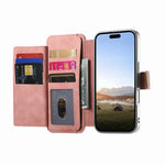 For Samsung Galaxy S25 Edge Case RFID Blocking Detachable Magnetic Leather Phone Cover with Ring Holder