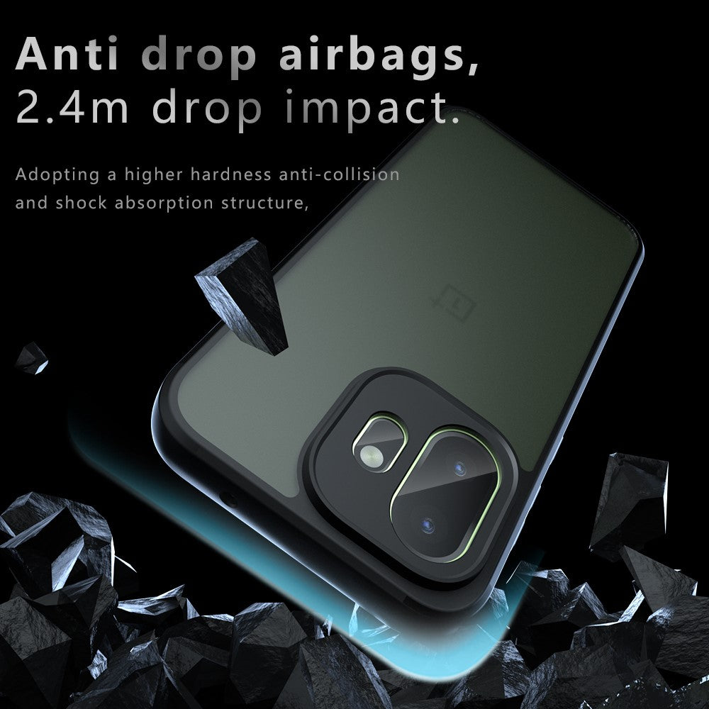 For OnePlus 15T 5G Case Skin-Touch TPU + PC Matte Phone Back Cover