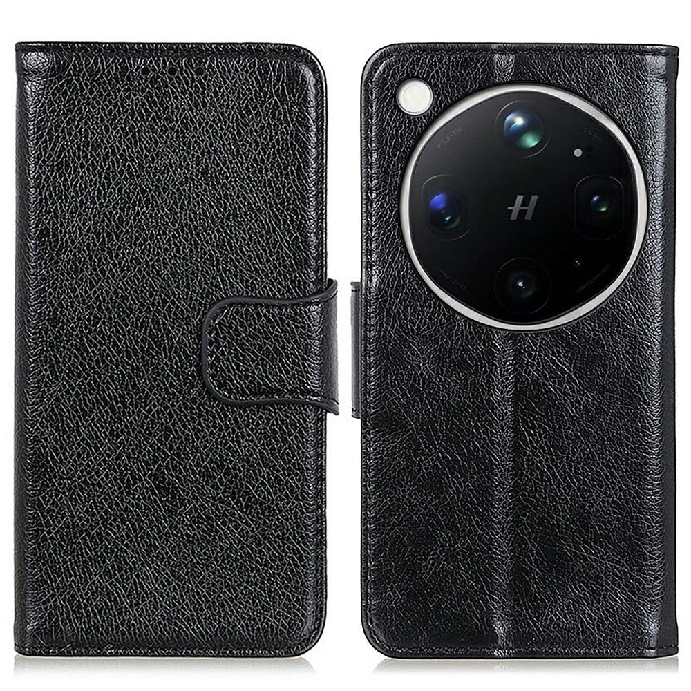 For Oppo Find X9 Ultra 5G Case Nappa Texture Split Leather Wallet Phone Cover
