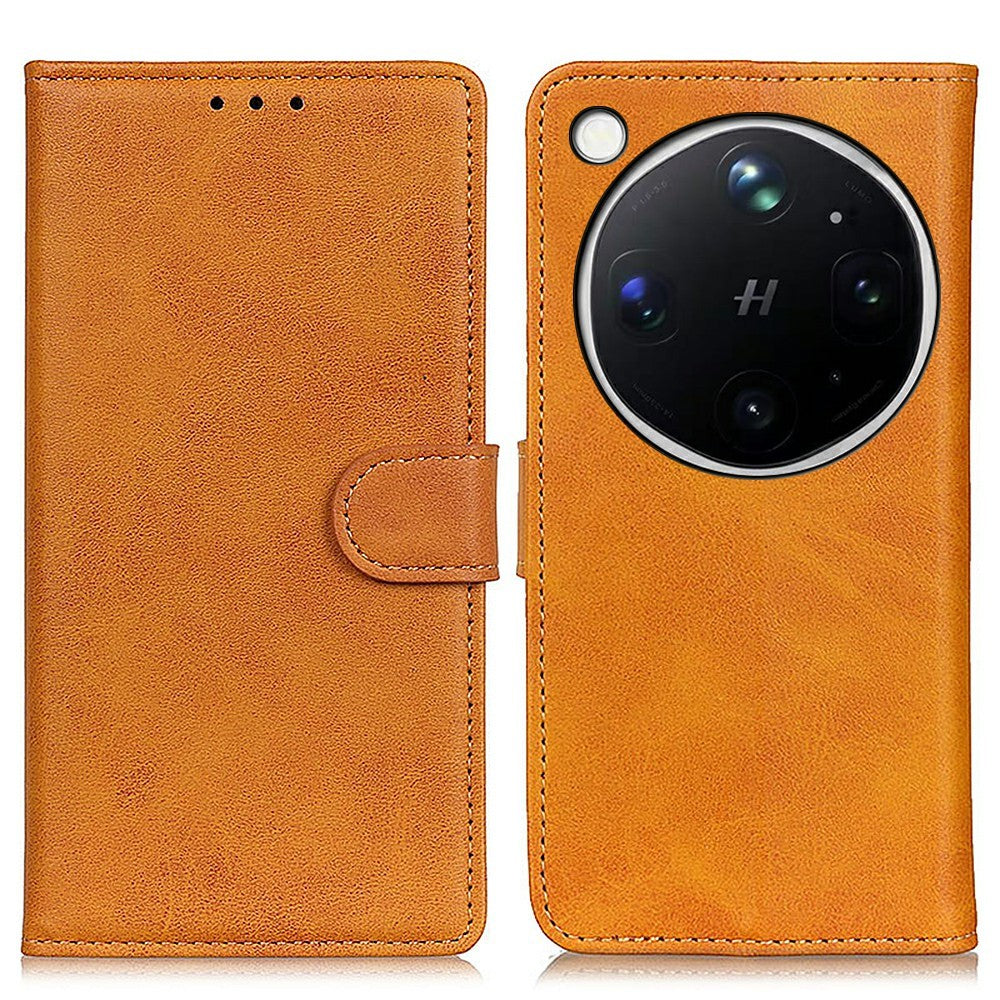 For Oppo Find X9 Ultra 5G Case Cowhide Texture Leather Wallet Stand Phone Cover