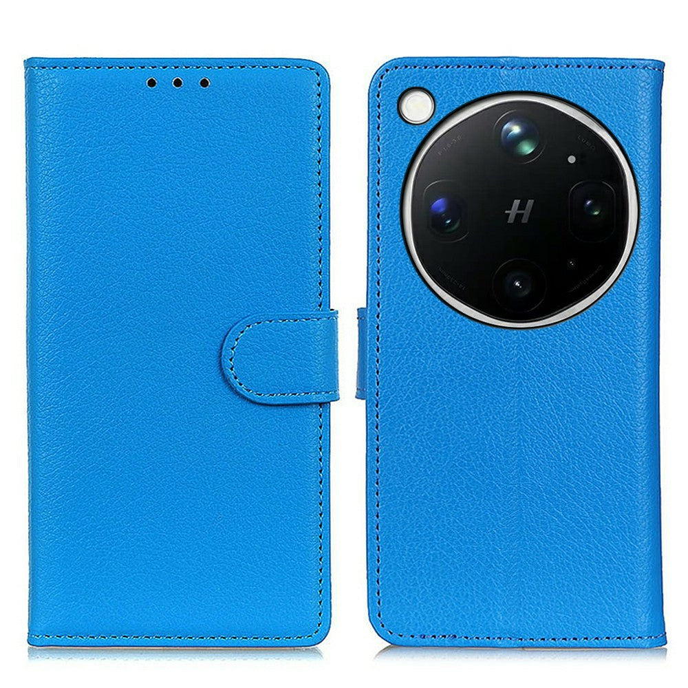 For Oppo Find X9 Ultra 5G Wallet Case PU Leather Phone Cover Litchi Texture