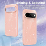 Til Google Pixel 11 Magnetisk Etui Glitter TPU Stødsikkert Telefoncover med Snor