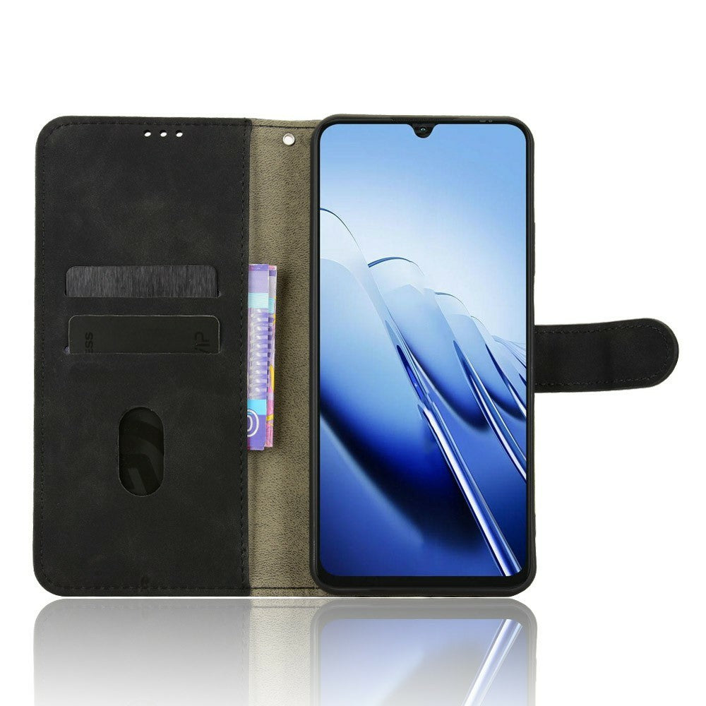 For Blackview Wave 10 Leather Case Skin Feel Anti Drop Wallet Stand Flip Phone Cover