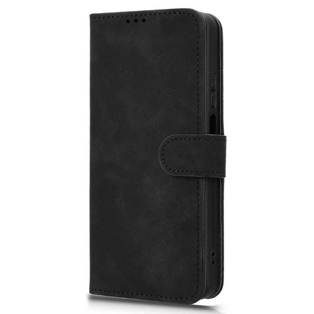 For Blackview Wave 10 Leather Case Skin Feel Anti Drop Wallet Stand Flip Phone Cover