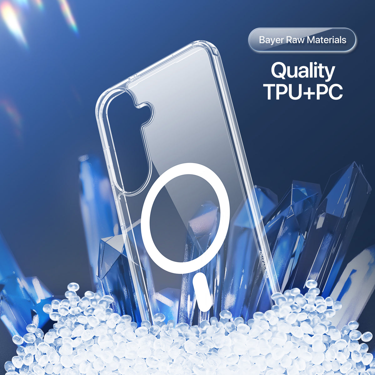 DUX DUCIS for Samsung Galaxy S26 FE Clin Series Back Cover PC + TPU Clear Phone Case