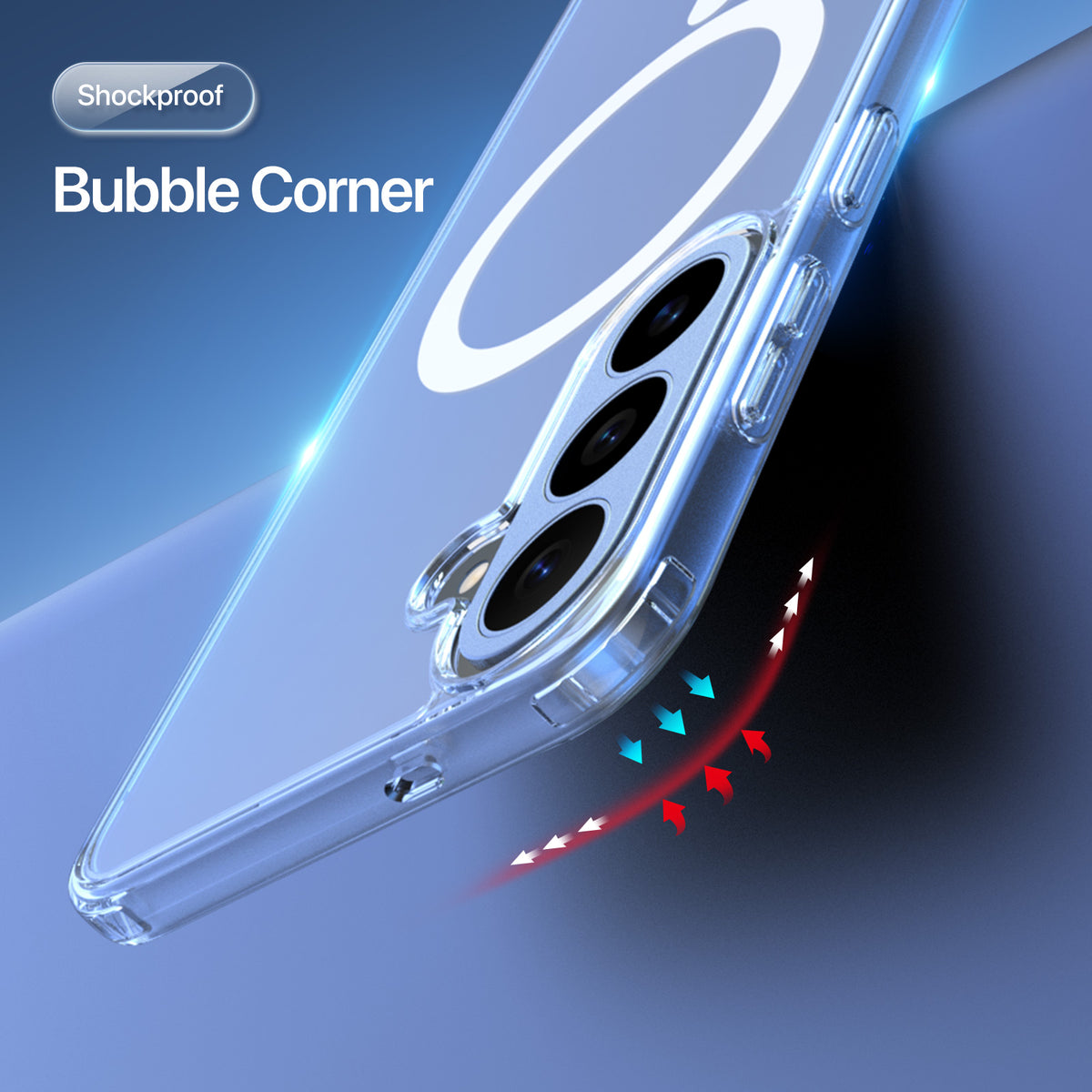 DUX DUCIS for Samsung Galaxy S26 FE Clin Series Back Cover PC + TPU Clear Phone Case