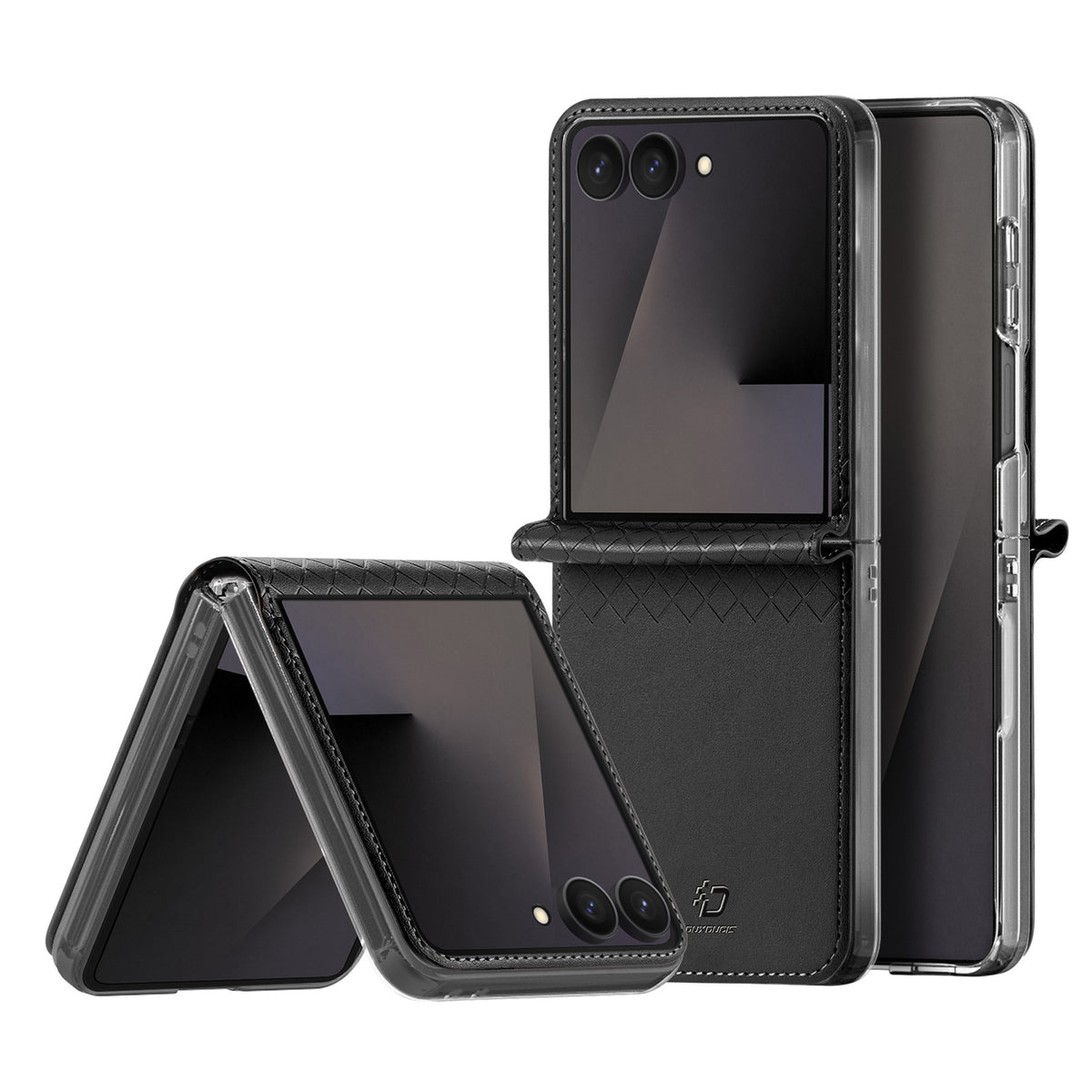 DUX DUCIS for Samsung Galaxy Z Flip8 Case  Bril Series Leather+PC Phone Cover