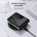 DUX DUCIS for Samsung Galaxy Z Flip8 Case  Bril Series Leather+PC Phone Cover