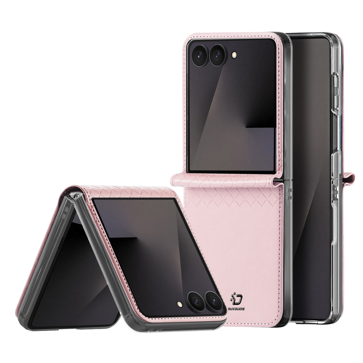 DUX DUCIS for Samsung Galaxy Z Flip8 Case  Bril Series Leather+PC Phone Cover