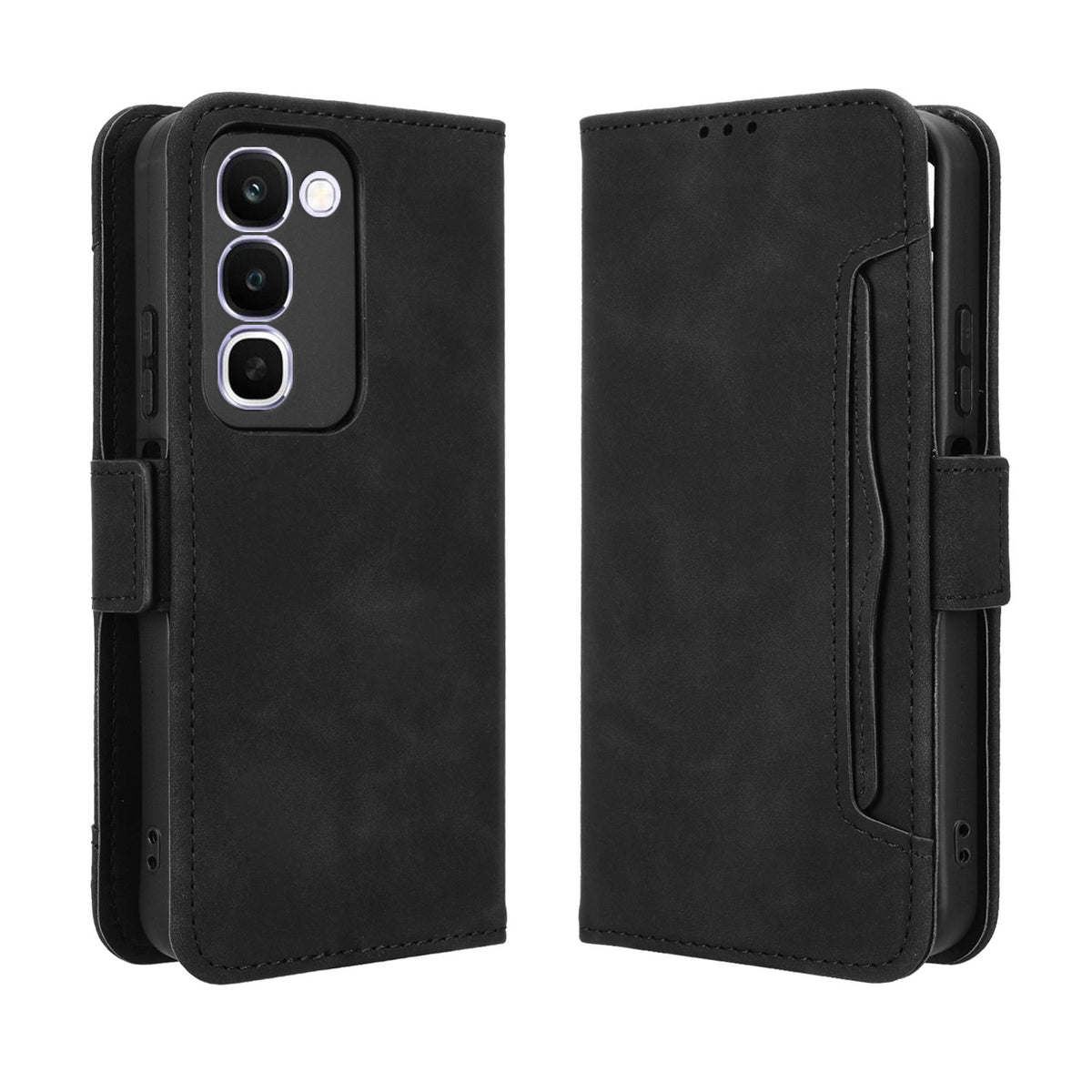 For Realme C100x 4G / C100 4G Leather Case Phone Wallet Cover with Multiple Card Slots