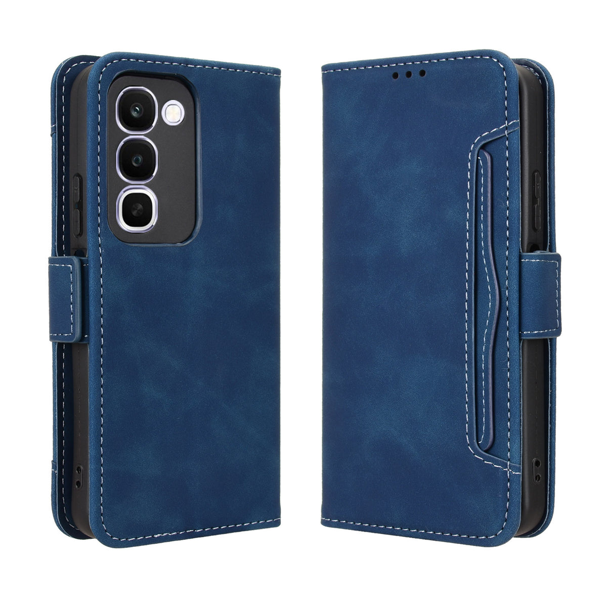 For Realme C100x 4G / C100 4G Leather Case Phone Wallet Cover with Multiple Card Slots