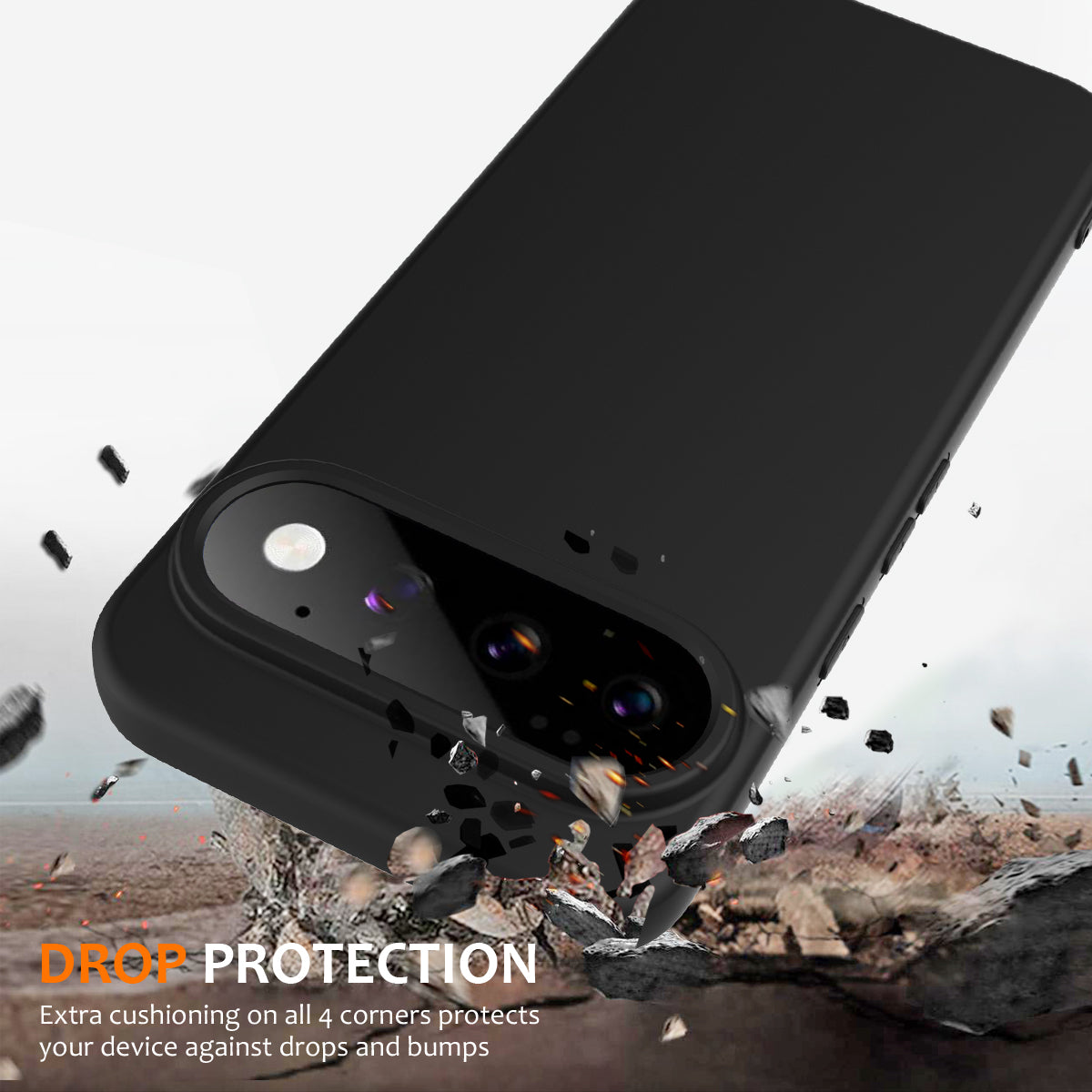 Til Google Pixel 11 Pro magnetisk etui anti-drop flydende silikone telefoncover med snor