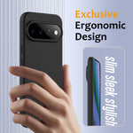 Til Google Pixel 11 Magnetisk Etui Anti-Drop Flydende Silikone Telefoncover med Snor
