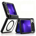 For Huawei Pura X Case Magnetic Rotating Kickstand Clear PC Phone Cover
