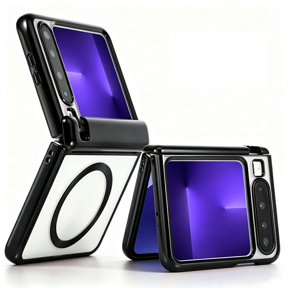 For Huawei Pura X Case Magnetic Rotating Kickstand Clear PC Phone Cover