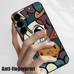 For Samsung Galaxy A56 5G Case Cartoon Rocket Astronaut Pattern TPU Protective Phone Cover