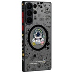 För Samsung Galaxy S26 Ultra Magnetiskt fodral Astronautmönster Stötsäkert PC + TPU Telefonskydd