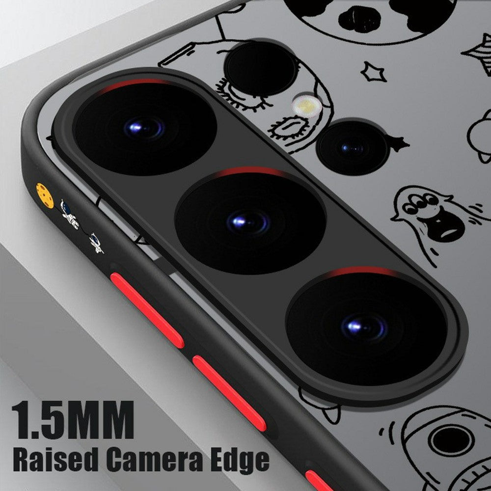 För Samsung Galaxy S26 Ultra Magnetiskt fodral Astronautmönster Stötsäkert PC + TPU Telefonskydd