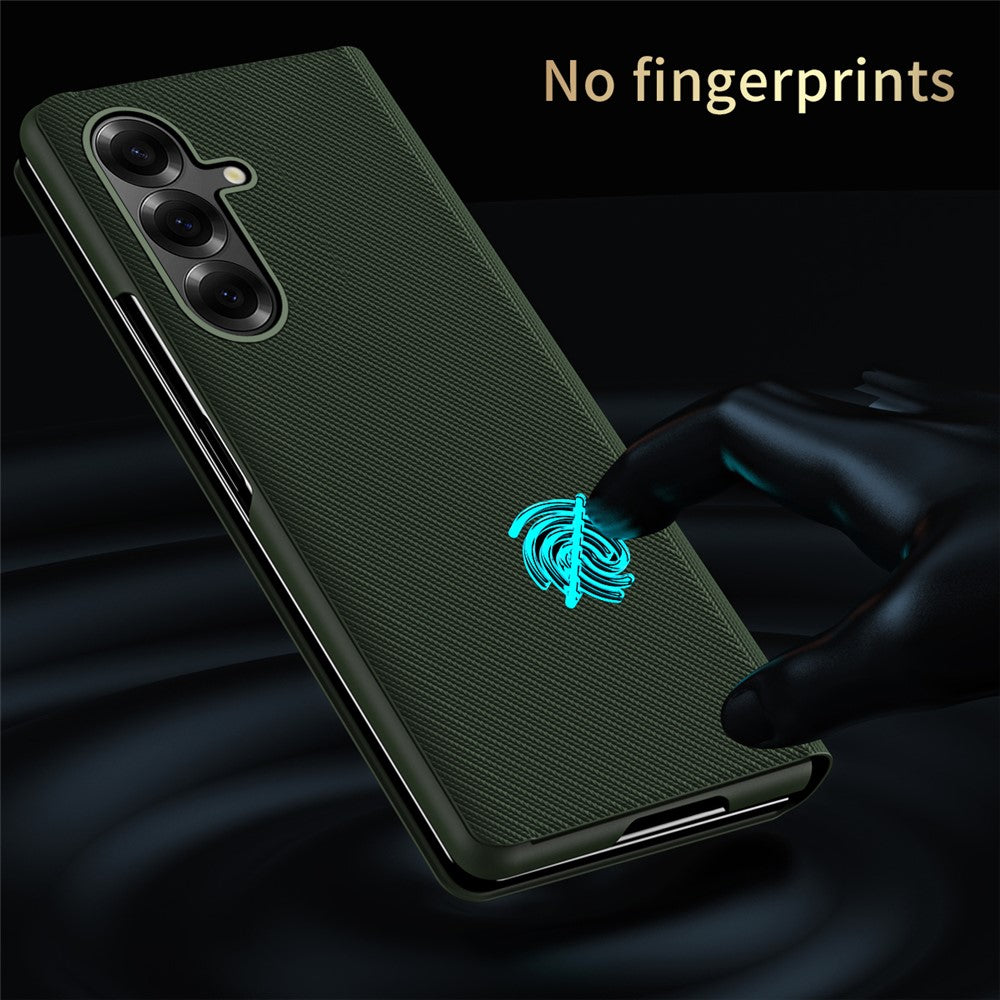 For Samsung Galaxy Z Fold8 Ultra Case Aramid Fiber Texture Leather + PC Stand Phone Cover