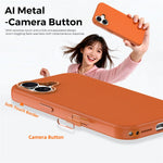 For iPhone 17 Magnetic Case Tech Fabric Coated TPU + PC Anti-Drop Phone Cover