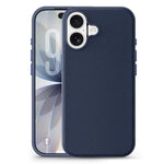 For iPhone 17 Magnetic Case Tech Fabric Coated TPU + PC Anti-Drop Phone Cover