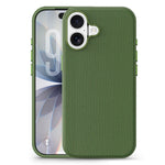 For iPhone 17 Magnetic Case Tech Fabric Coated TPU + PC Anti-Drop Phone Cover